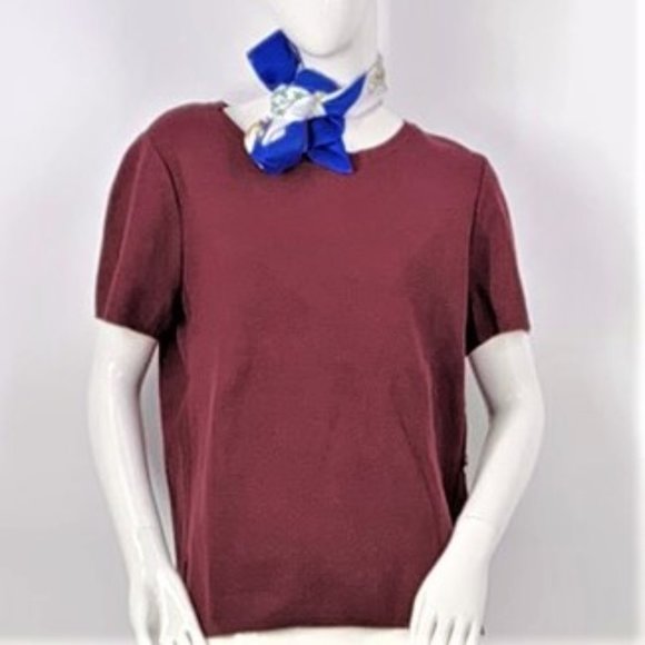 Ann Taylor Burgundy Blouse - Picture 3 of 6